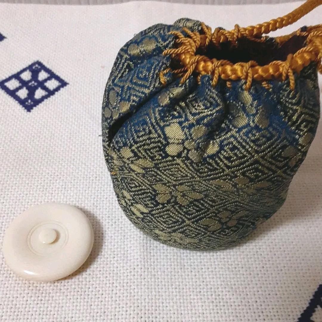 新品　備前焼　茶入れ