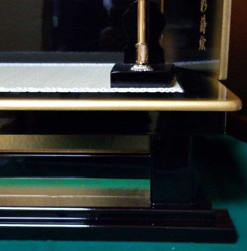 五月人形　台と屏風と弓太刀セット