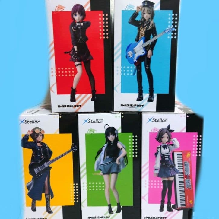 ガールズバンドクライ 井芹仁菜 河原木桃香 安和すばる ルパ 海老塚智5体