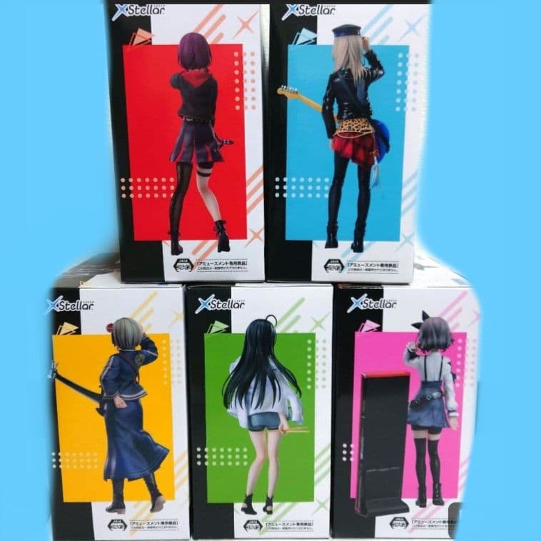 ガールズバンドクライ 井芹仁菜 河原木桃香 安和すばる ルパ 海老塚智5体