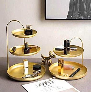 アクセサリー　ジュエリー　３段トレイ　収納　アフタヌーンティー