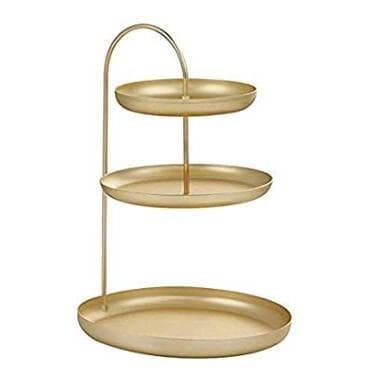 アクセサリー　ジュエリー　３段トレイ　収納　アフタヌーンティー