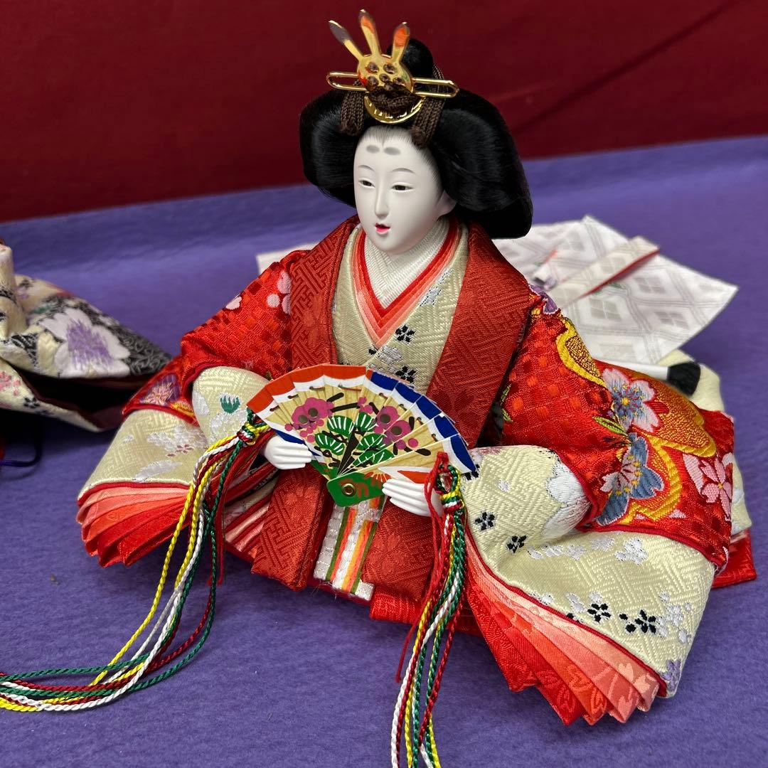 【268】伝統的な雛人形親王揃い