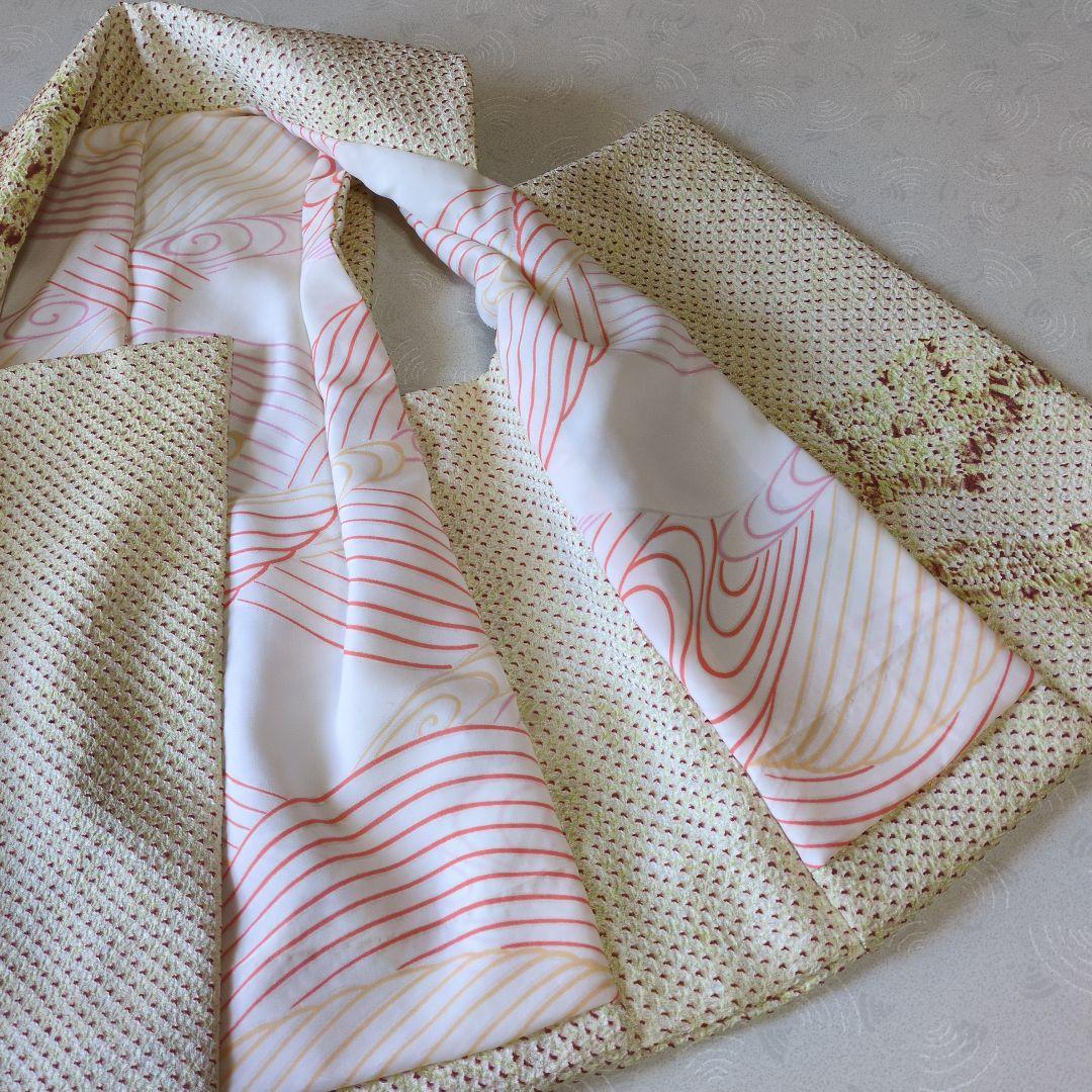 七五三３歳正絹総絞り手縫いの被布（中綿無し）クリーム色