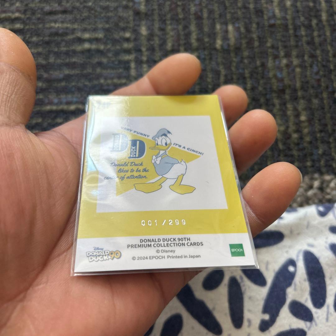 ドナルドダック90周年プレミアムコレクションカード