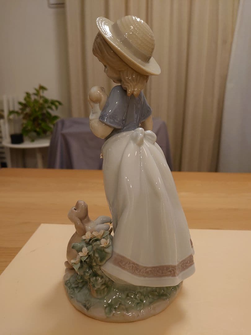【極美品】LLADRO リヤドロ No.6907 『僕と遊ぼう』