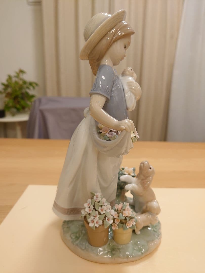 【極美品】LLADRO リヤドロ No.6907 『僕と遊ぼう』