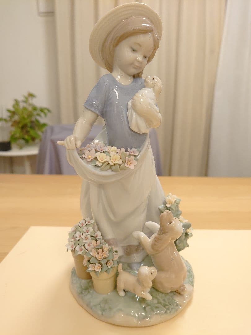 【極美品】LLADRO リヤドロ No.6907 『僕と遊ぼう』