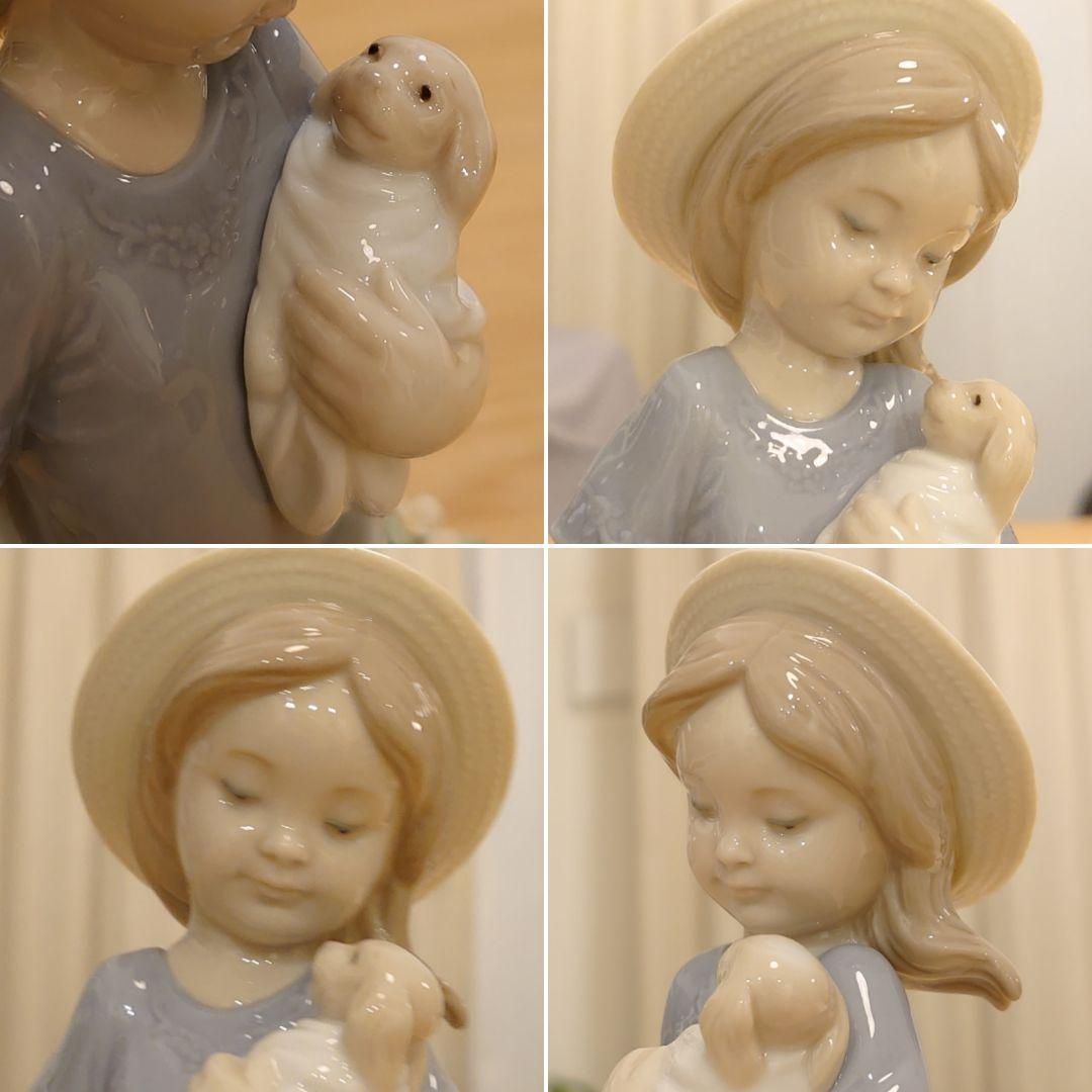 【極美品】LLADRO リヤドロ No.6907 『僕と遊ぼう』