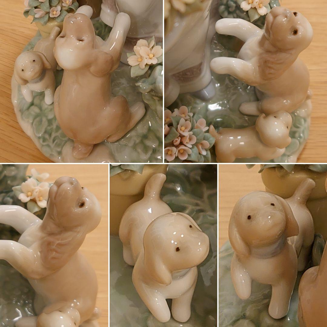 【極美品】LLADRO リヤドロ No.6907 『僕と遊ぼう』