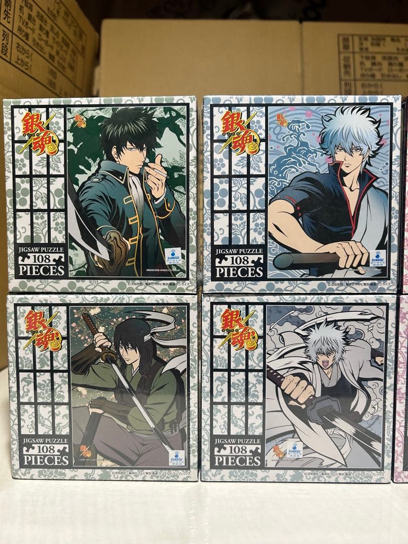 銀魂 【希少レア】ジグソーパズル8点 108ピース サンライズ