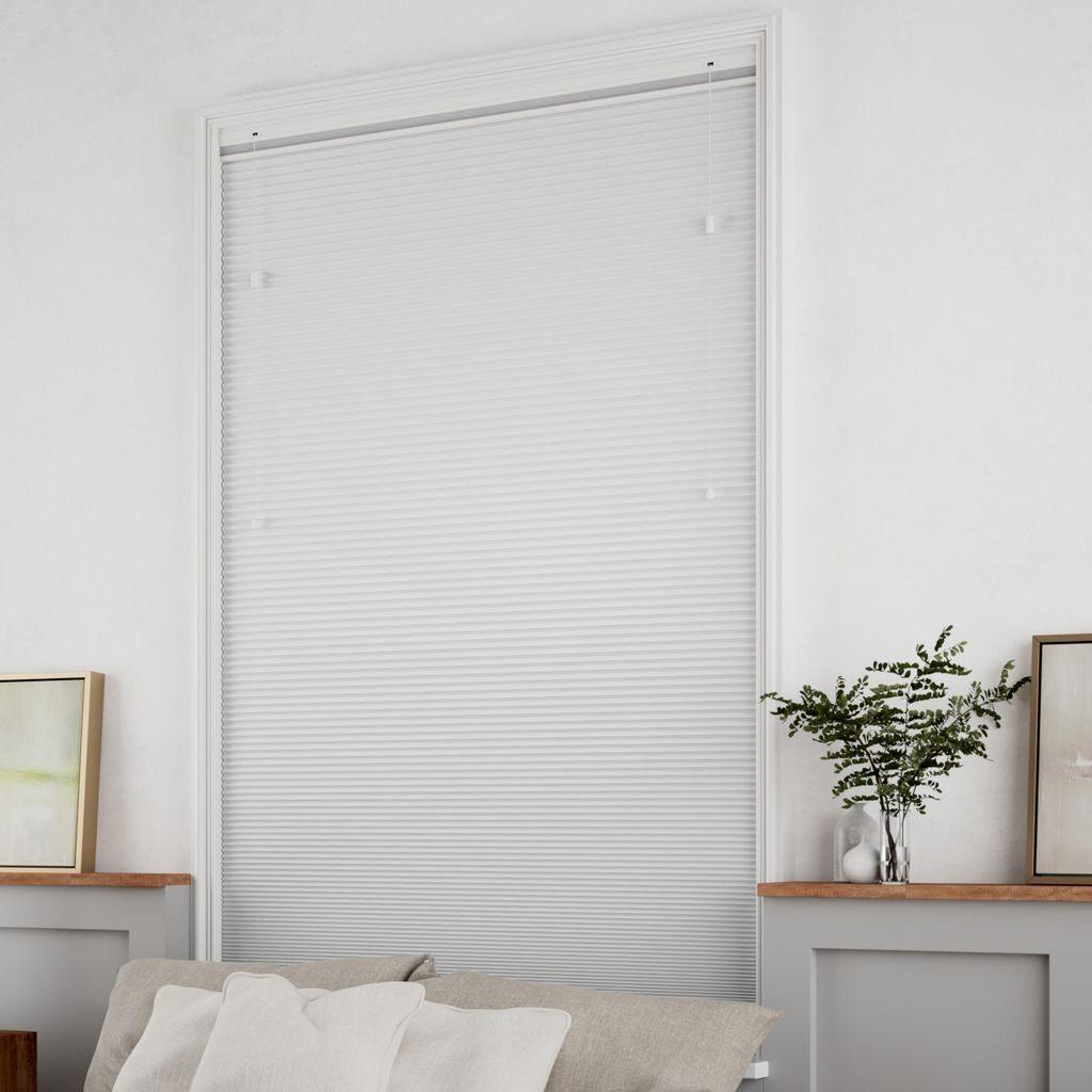 未使用　ハニカムシェード　シアーホワイトグレー　133×166