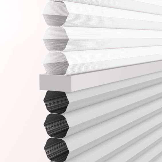 未使用　ハニカムシェード　シアーホワイトグレー　133×166