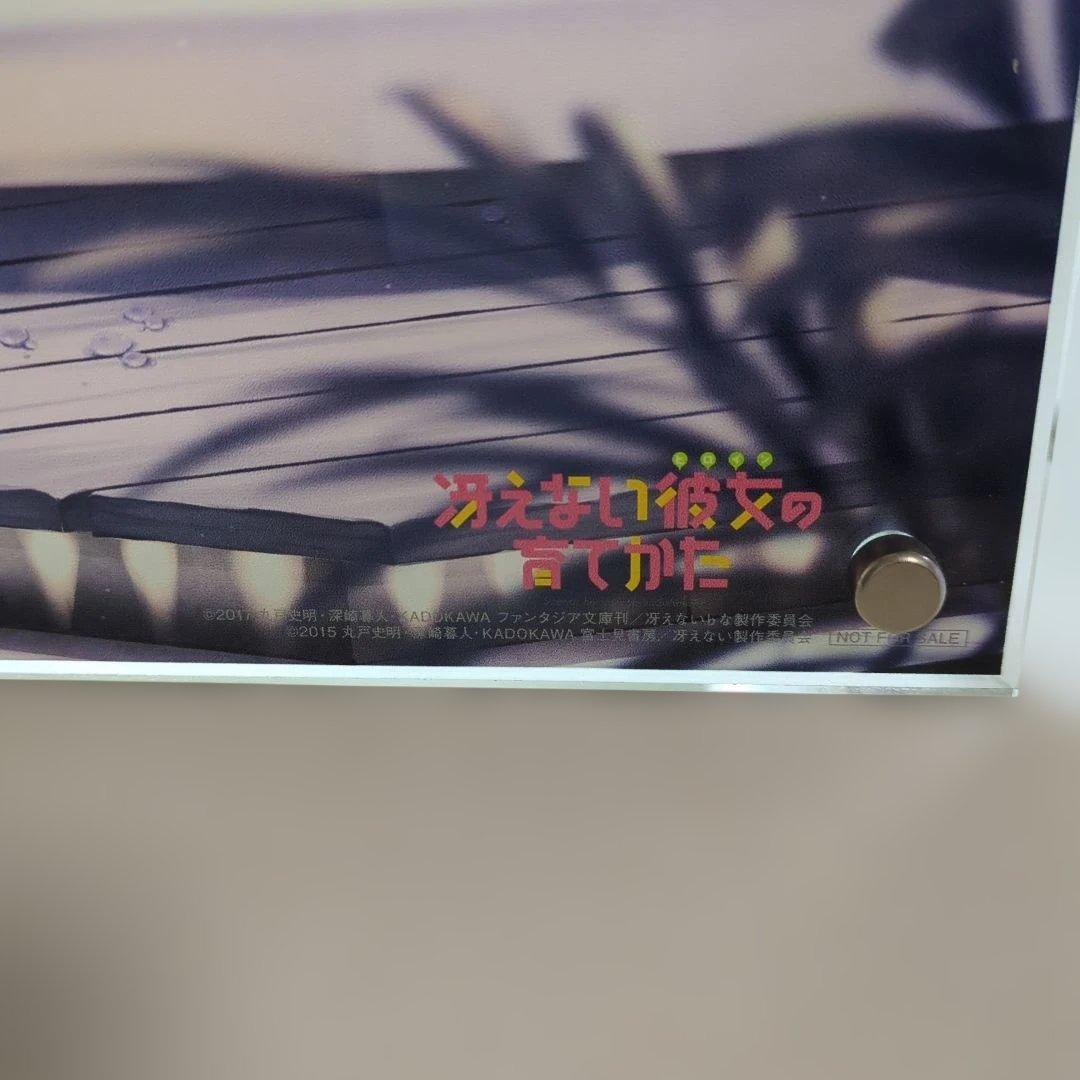 冴えない彼女の育てかた　BD-BOX とらのあな特典　アクリルプレート