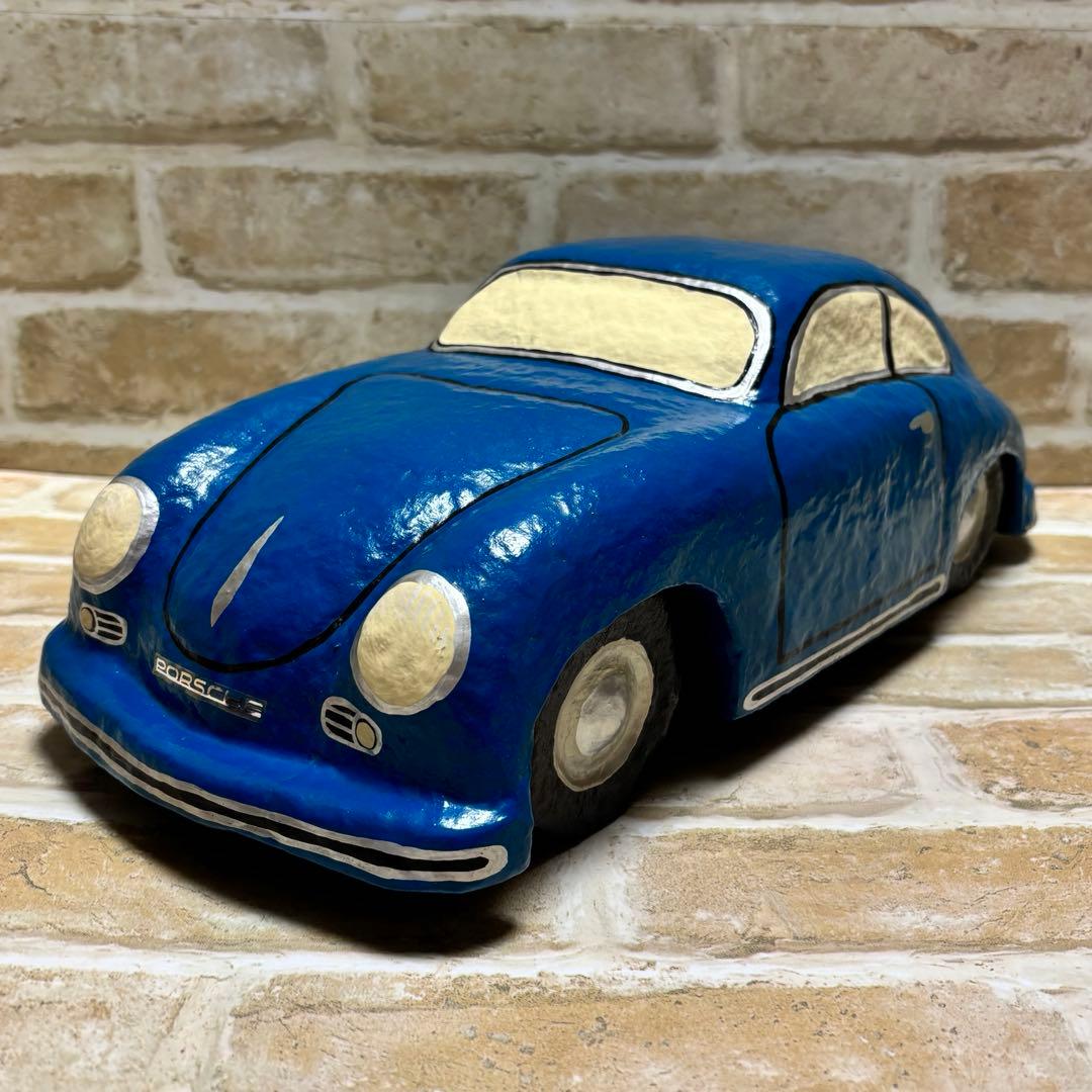PORSCHE 356A ペーパーオブジェ　ポルシェ 張り子