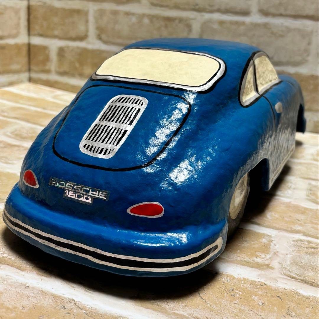 PORSCHE 356A ペーパーオブジェ　ポルシェ 張り子