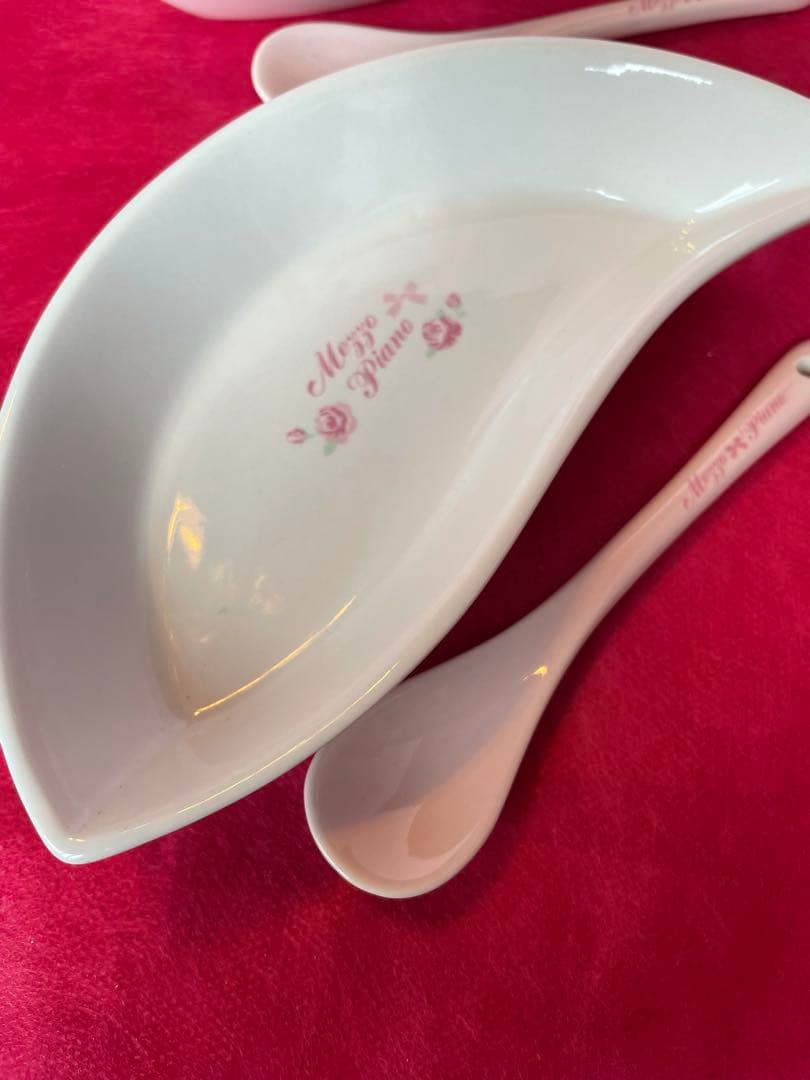 メゾピアノ　初期　ノベルティ　ティーポット　カップ　お皿　スプーン　お茶会セット