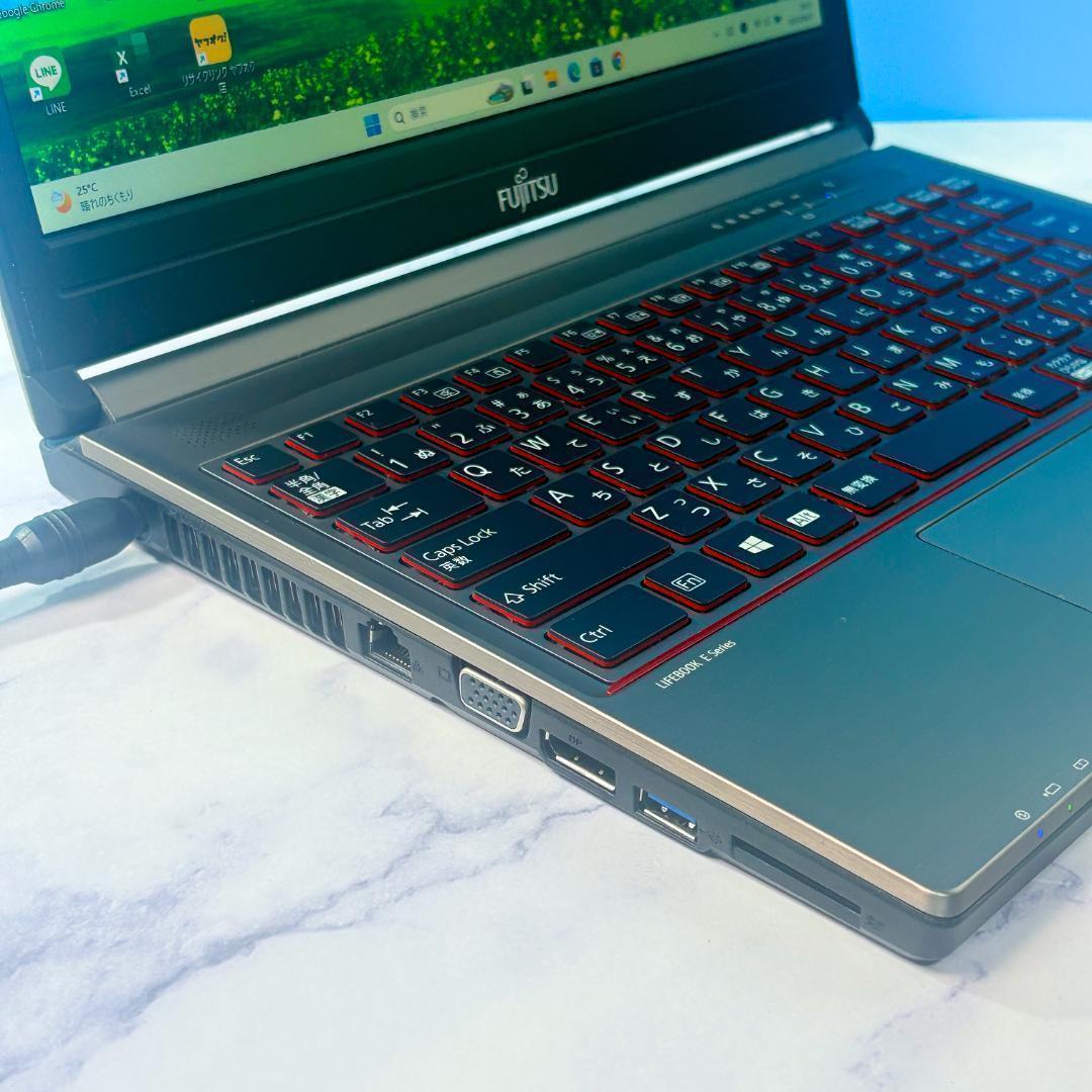 MSオフィス付！SSDで爆速！メモリ8G・Windows11・ノートパソコン
