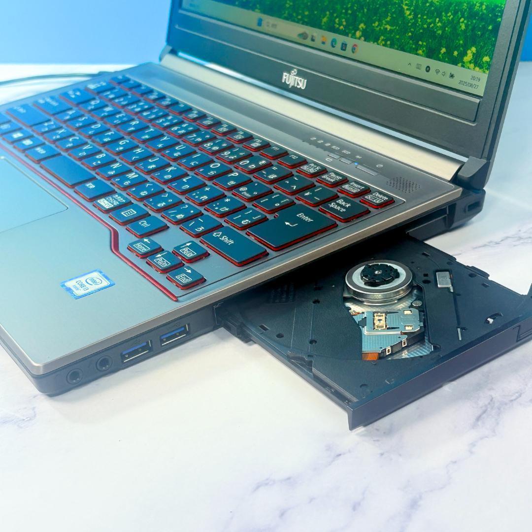 MSオフィス付！SSDで爆速！メモリ8G・Windows11・ノートパソコン