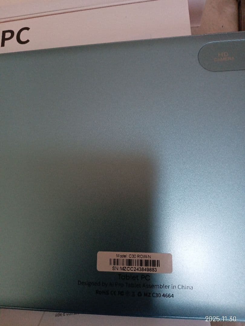 Android14 タブレット本体10インチ Wi-Fiモデル ケース付