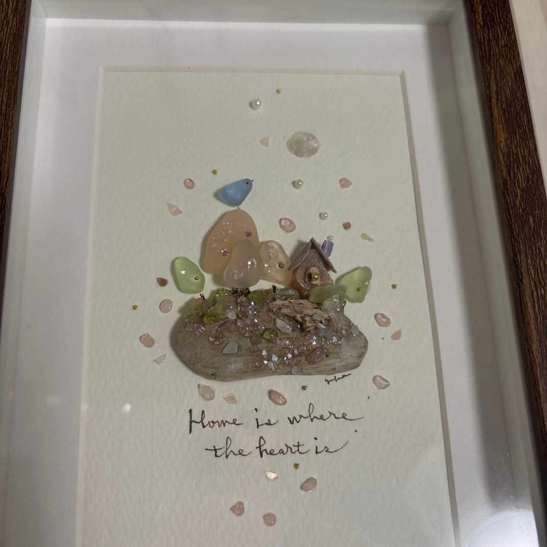 シーグラスアート桜♡