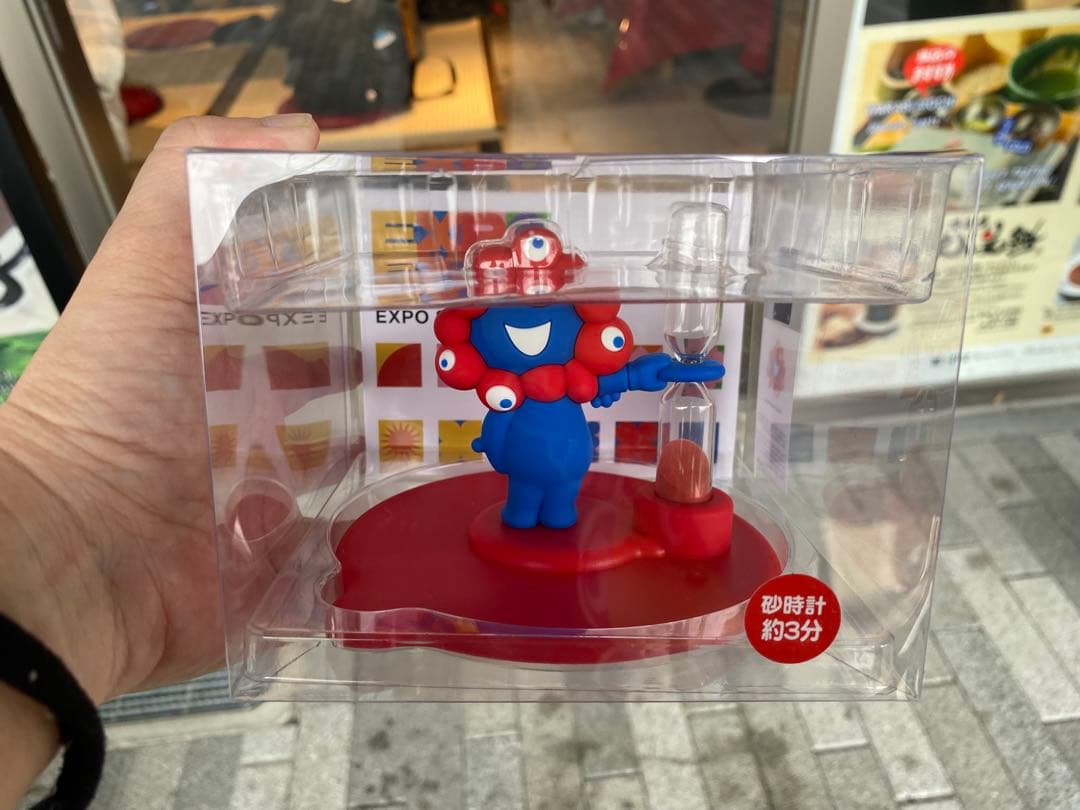 ミャクミャク 砂時計付き カップ麺ストッパー