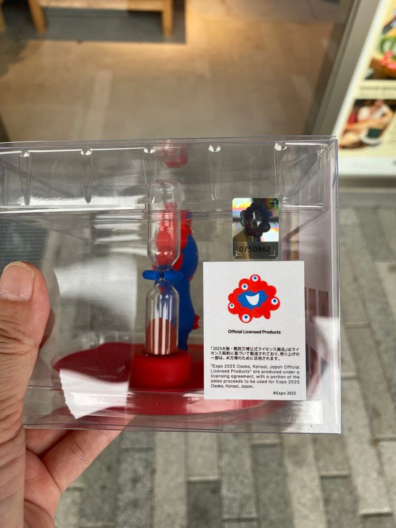 ミャクミャク 砂時計付き カップ麺ストッパー