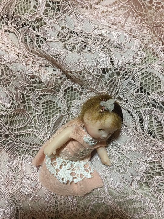 ☺︎︎ ハンドメイド  約7センチの女の子 ooak doll ✽.。.◇