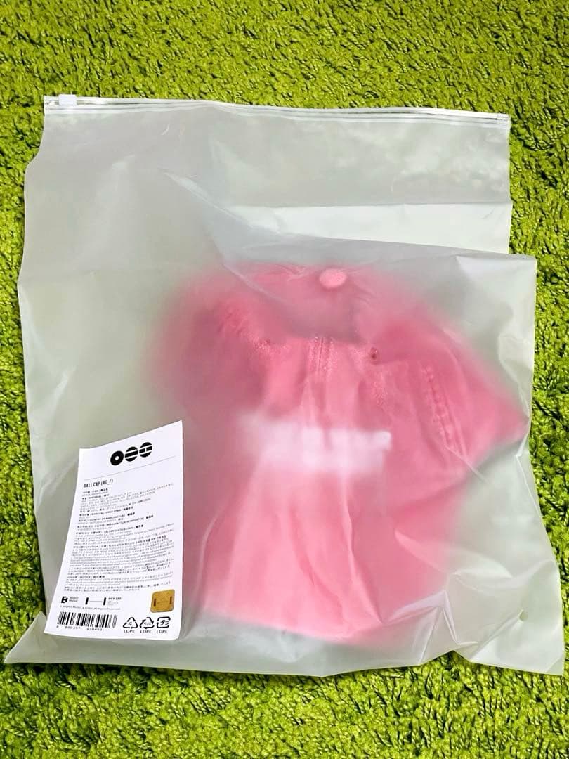 ショッパー付　BTS POPUP BALL CAP 赤　帽子ARIRANG