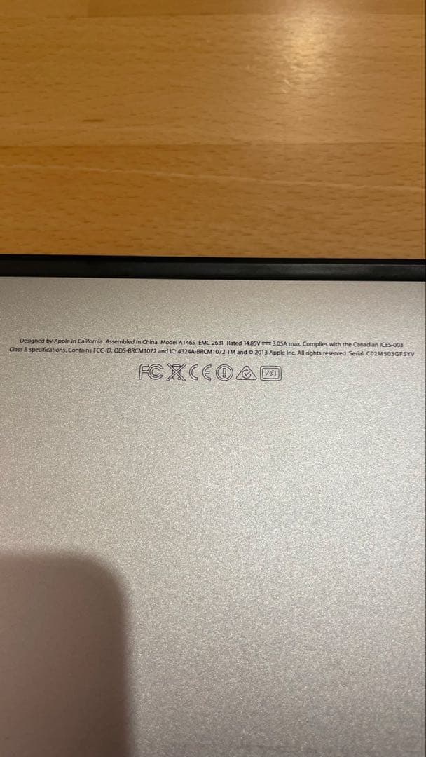 Apple MacBook Air A1465 レア機種 USキーボード 箱付