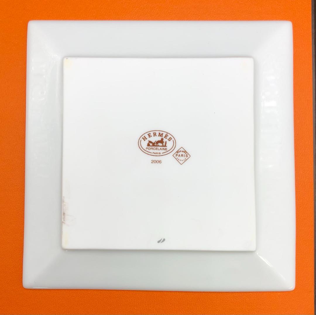 【MATS-51】◆エルメス◆2006年限定スクエアプレート◆BOXあり◆