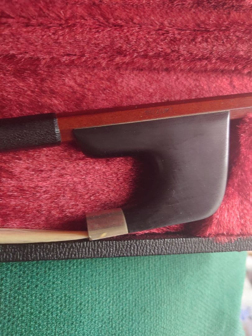 ジャーマンスタイル　コントラバス弓　弓ケース付　新品同様