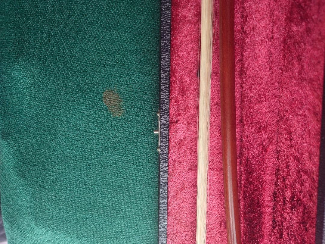 ジャーマンスタイル　コントラバス弓　弓ケース付　新品同様