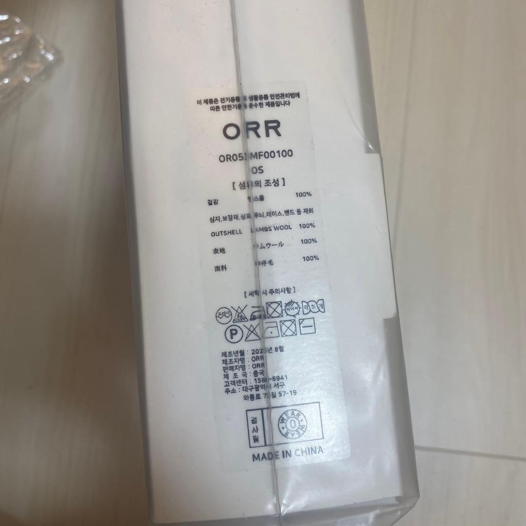 ORR バッグ マフラー　ノベルティ