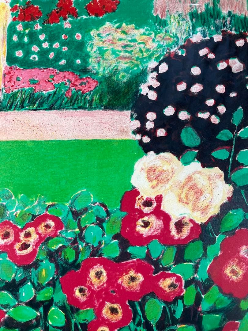 【真作保証】カシニョール「夏の散歩」リトグラフ 直筆サイン 版画 絵画