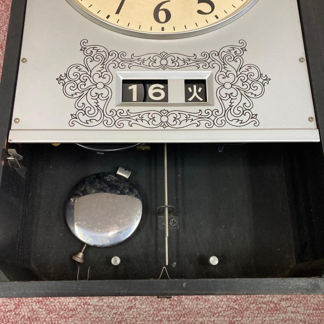 SEIKO精工30DAY 振り子時計ゼンマイ掛け時計柱時計ボンボン時計昭和レトロ