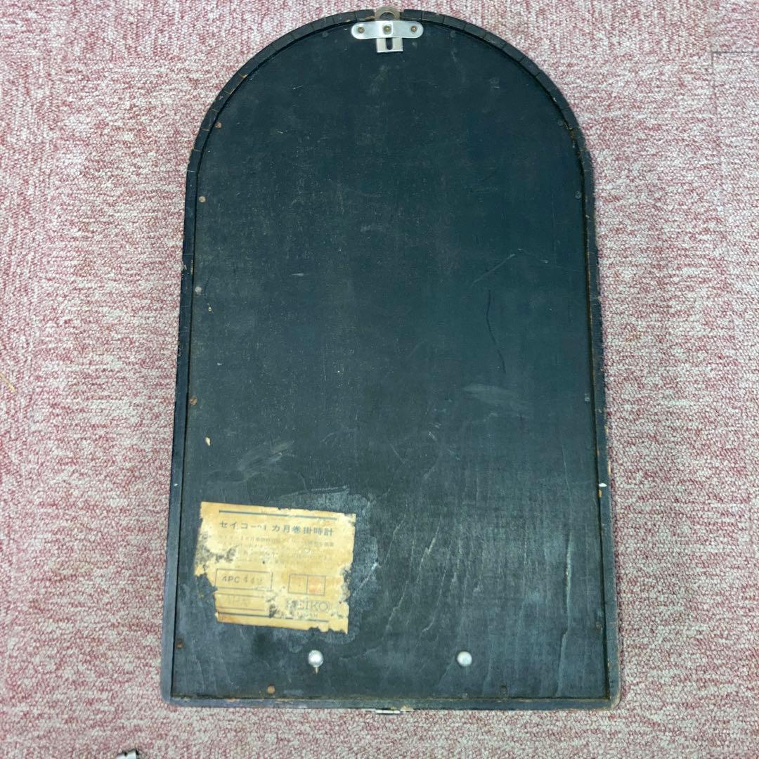 SEIKO精工30DAY 振り子時計ゼンマイ掛け時計柱時計ボンボン時計昭和レトロ