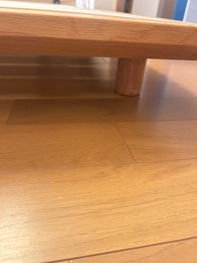 【3月末発送】無印　シングルベッドフレーム　旧型　傷あり