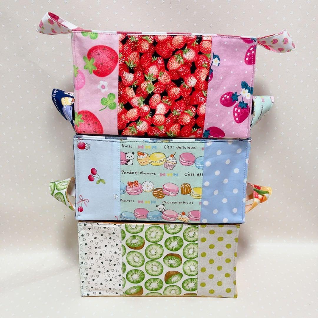 ひまわり。 パッチワークトートバッグ ねこフェイスチャーム