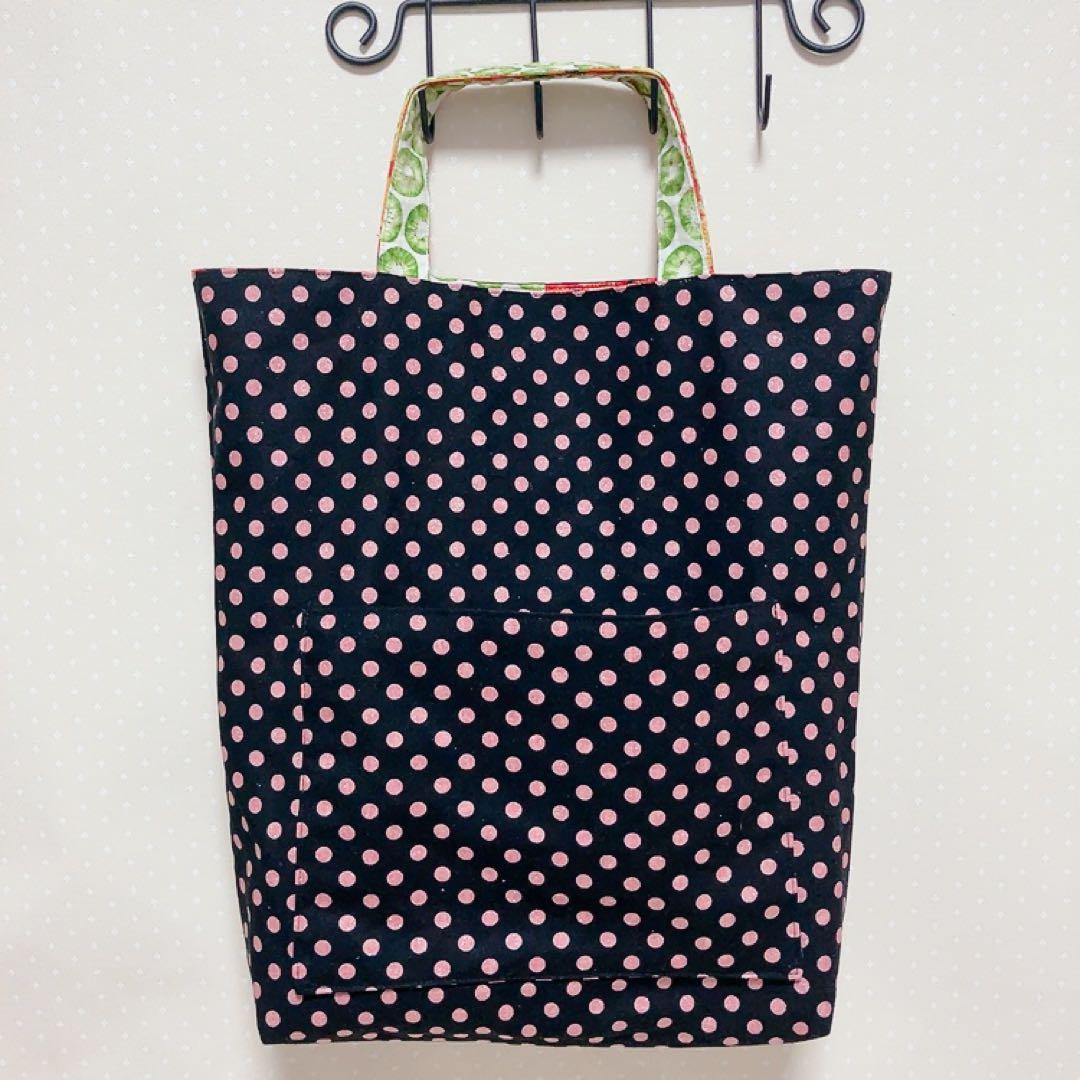 ひまわり。 パッチワークトートバッグ ねこフェイスチャーム