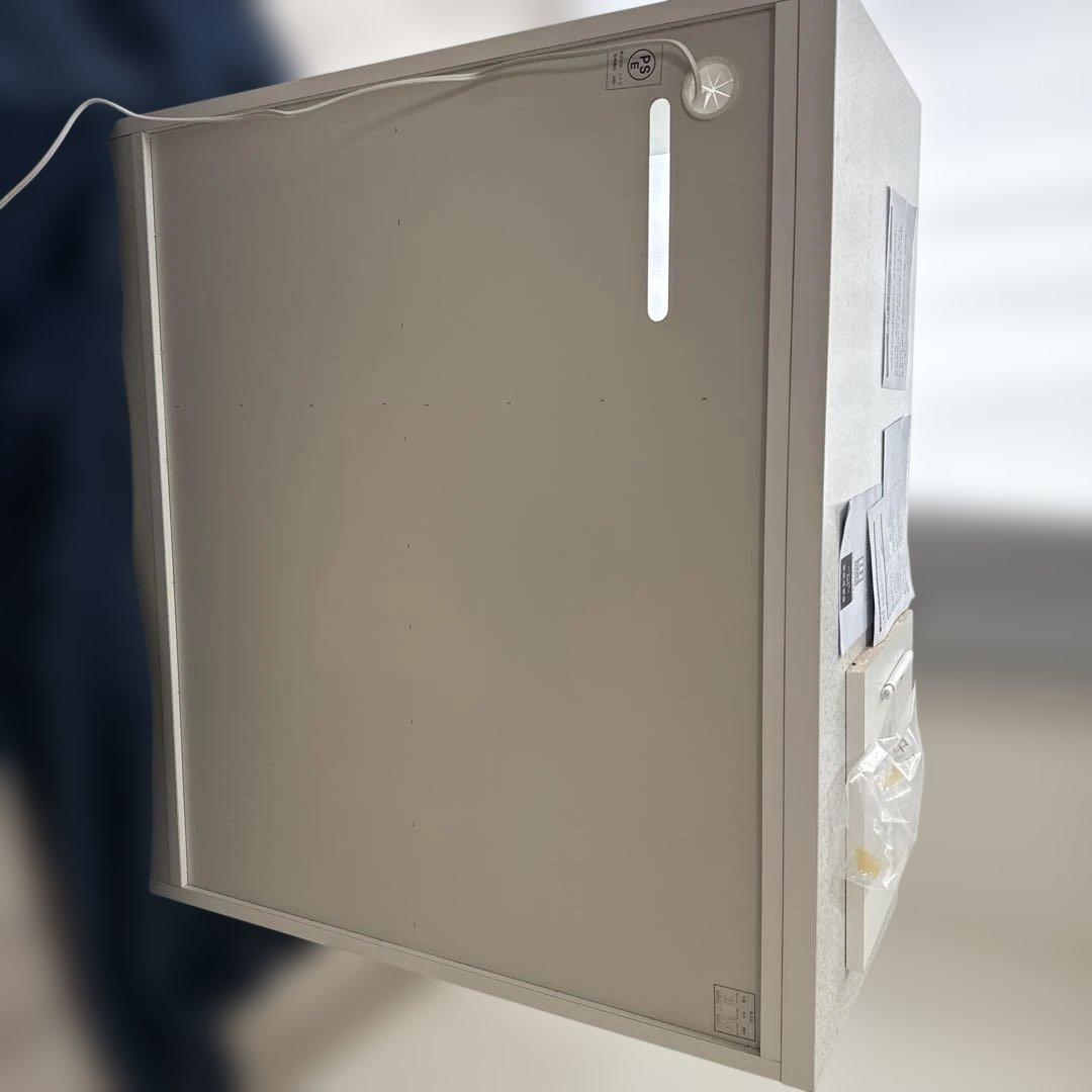 ニトリ　アルミナ2 幅100cm ホワイト キッチンカウンター 食器棚