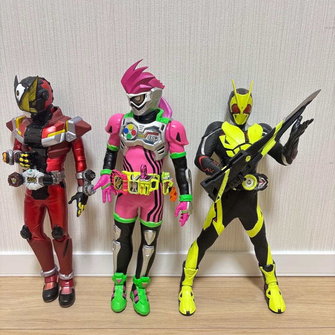 【まとめ売り】仮面ライダーシリーズ ソフビ等 53個セット