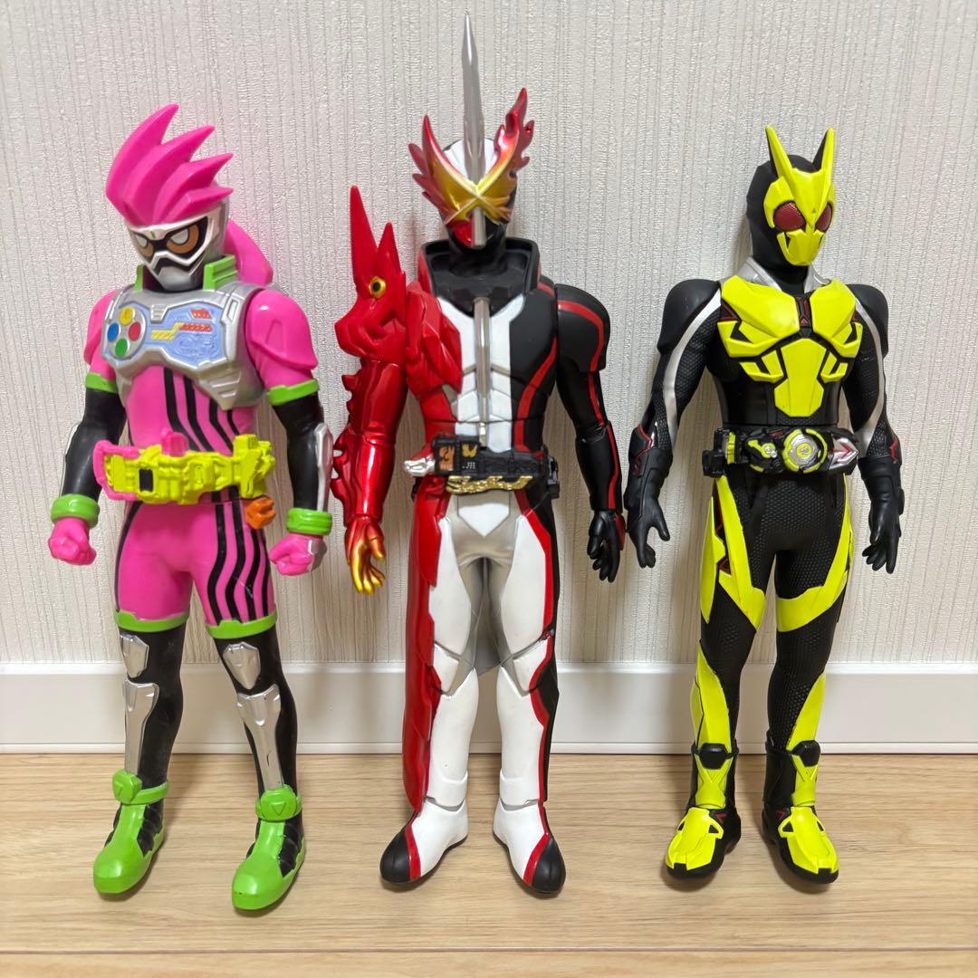 【まとめ売り】仮面ライダーシリーズ ソフビ等 53個セット