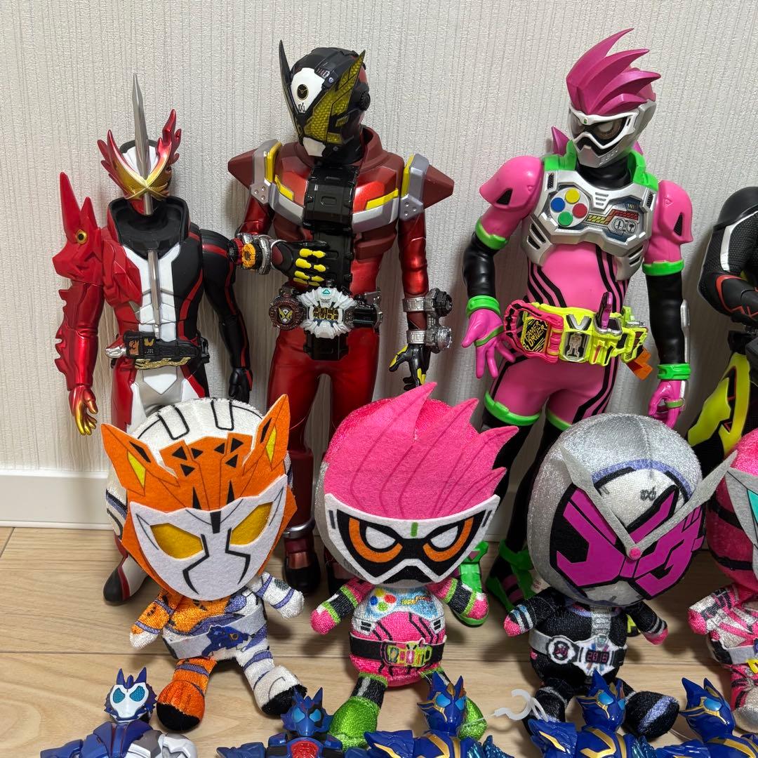 【まとめ売り】仮面ライダーシリーズ ソフビ等 53個セット