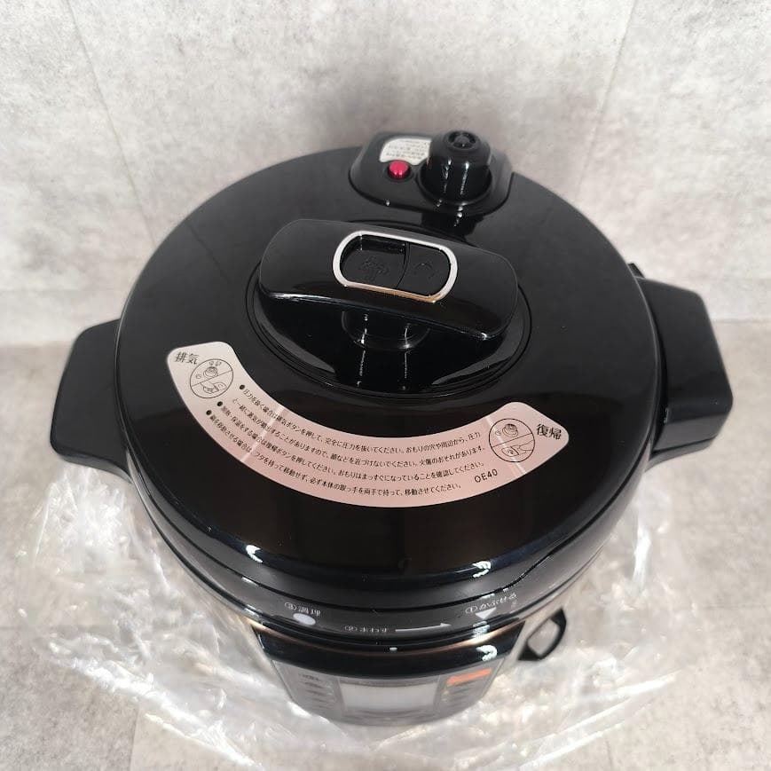 未使用品ワンダーシェフ マイコン電気圧力鍋 4L スターターセット OEDD40