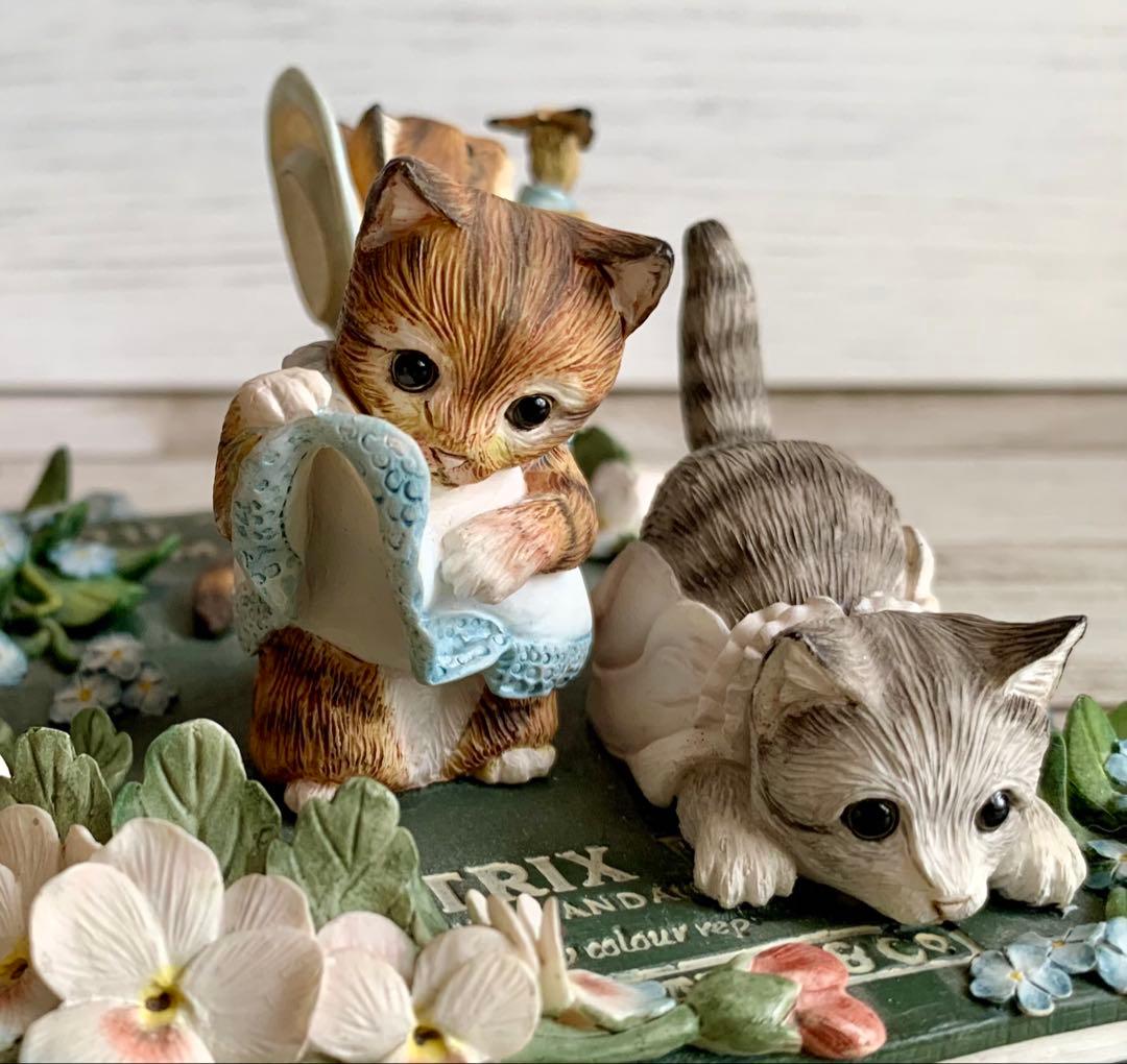 こねこのトムのおはなし タブロー フィギュリン 置物 ビアトリクスポター