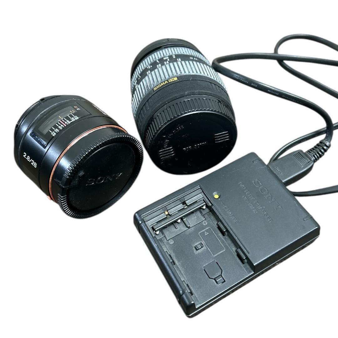 SONY ソニー デジタル一眼レフ α350ボディ 28mm F2.8 レンズ付