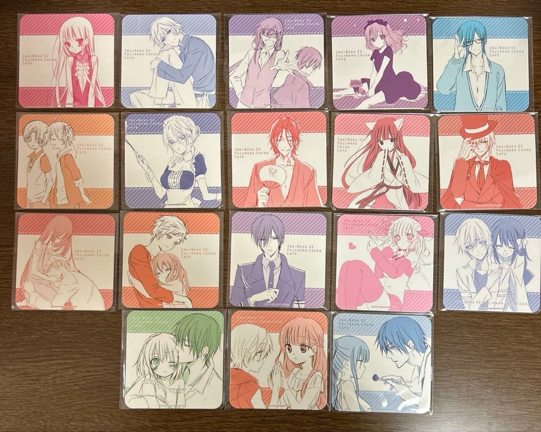 いぬぼくカフェ　コースター　セミコンプ　46枚