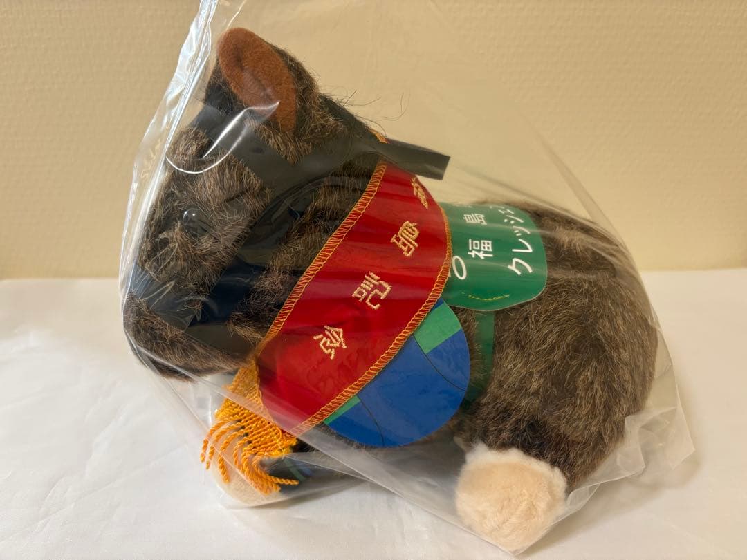 競馬ぬいぐるみ　クレッシェンドラヴ号　ポストカードセット