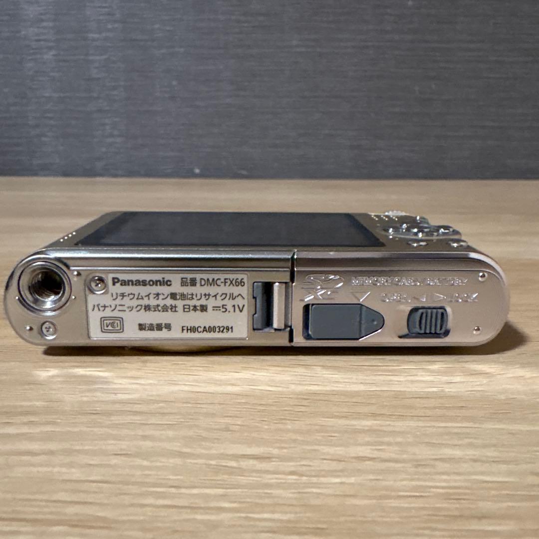 【オールドコンデジ】Panasonic LUMIX DMC-FX66 充電器付き